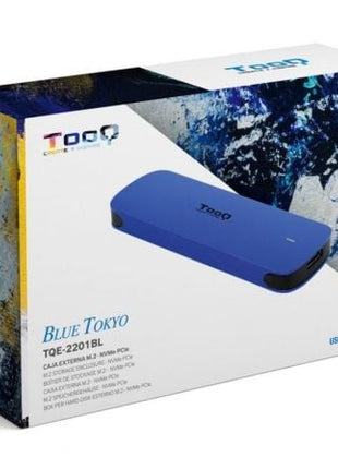 Caja Externa para Disco SSD M.2 NVMe TooQ TQE - 2201BL/ USB 3.1 Gen2/ Sin tornillos - Tiensol