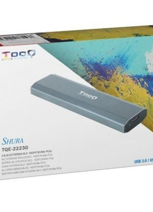 Caja Externa para Disco SSD M.2 NVMe TooQ TQE - 2223G/ USB 3.2/ Sin tornillos - Tiensol