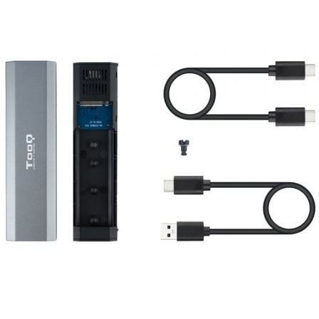 Caja Externa para Disco SSD M.2 NVMe TooQ TQE - 2223G/ USB 3.2/ Sin tornillos - Tiensol