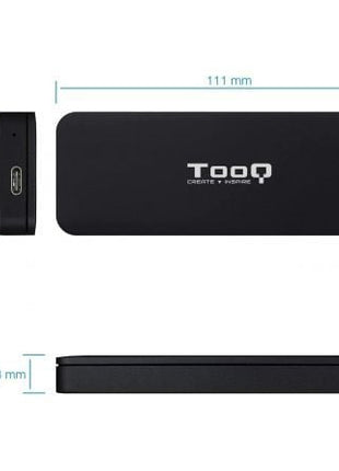 Caja Externa para Disco SSD M.2 NVMe TooQ TQE - 2280B/ USB 3.1/ Sin tornillos - Tiensol