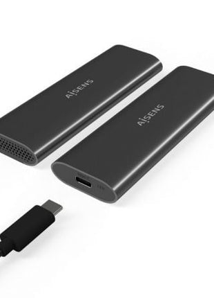 Caja Externa para Disco SSD M.2 SATA/NVMe Aisens ASM2 - 015GR/ USB 3.1/ Sin tornillos - Tiensol