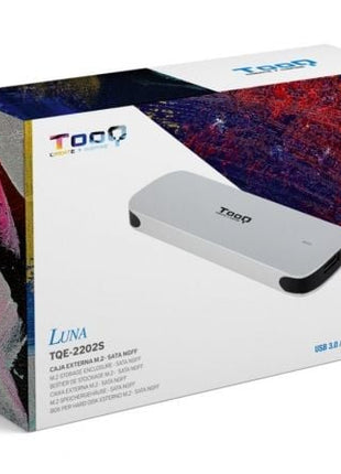 Caja Externa para Disco SSD M.2 TooQ TQE - 2202S/ USB 3.1 Gen2/ Sin tornillos - Tiensol