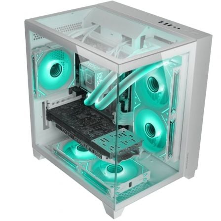 Caja Gaming MiniTorre Mars Gaming MC - 3CM/ Blanco - Tiensol