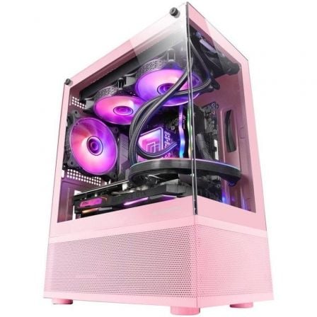 Caja Gaming Minitorre Mars Gaming MC - SE/ Rosa - Tiensol