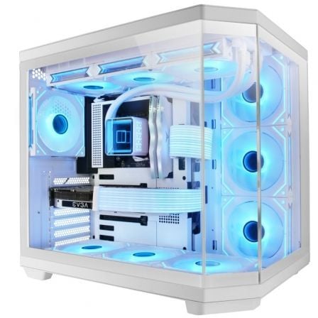 Caja Gaming SemiTorre Mars Gaming MC - 3TCORE/ Blanca - Tiensol