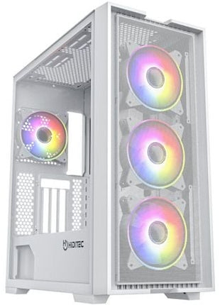 Caja Gaming Torre Hiditec H2 Air ARGB / Blanco - Tiensol