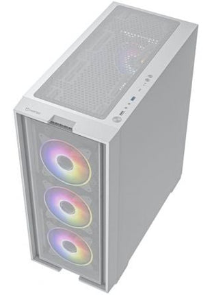 Caja Gaming Torre Hiditec H2 Air ARGB / Blanco - Tiensol