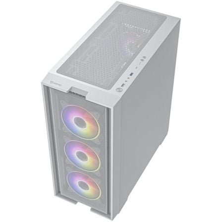 Caja Gaming Torre Hiditec H2 Air ARGB / Blanco - Tiensol