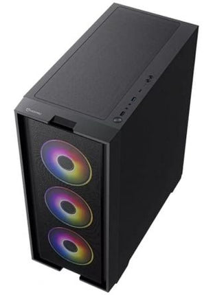 Caja Gaming Torre Hiditec H2 Air ARGB / Negro - Tiensol