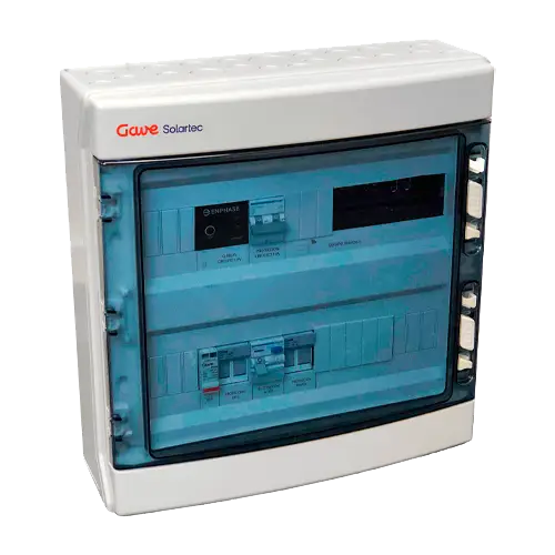 Caja Protecciones AC Enphase Monofásico GAVE ACM-E1C 20A 30mA - Kits Protecciones CA