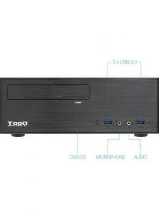 Caja Sobremesa Slim TooQ TQC - 3006DU3C con Fuente 500W - Tiensol