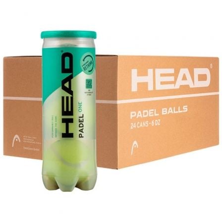 Cajón Bolas Head Padel One/ 24 packs de 3 unidades - Tiensol