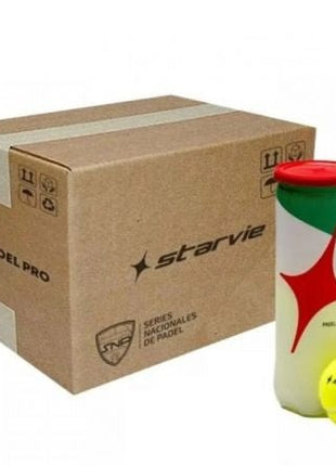 Cajón Bolas Starvie Padel Master/ 24 packs de 3 unidades - Tiensol