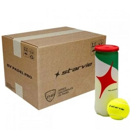 Cajón Bolas Starvie Padel Master/ 24 packs de 3 unidades - Tiensol