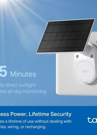 Cámara de Videovigilancia TP - Link Tapo TC82 Kit/ Visión Nocturna/ Control desde APP/ Incluye Panel Solar - Tiensol