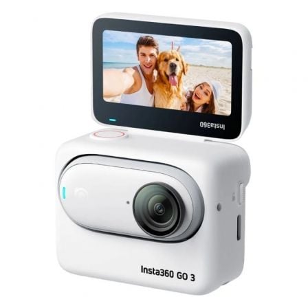 Cámara Digital Deportiva Insta360 GO 3/ 2.7K/ Ángulo de visión 180º/ Blanca / 128GB - Tiensol