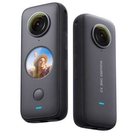 Cámara Digital Deportiva Insta360 One X2/ 5.7K/ Ángulo de visión 360º/ Negra - Tiensol