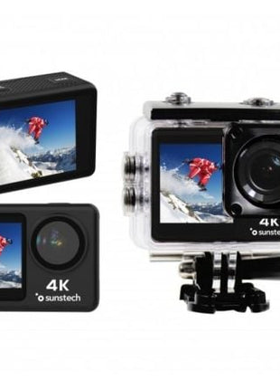 Cámara Digital Deportiva Sunstech Adventure 4K/ 16MP/ Ángulo de visión 170º/ Negra - Tiensol