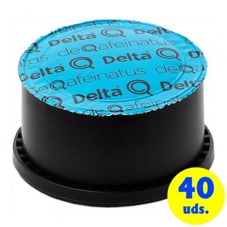 Cápsula Delta DeQafeinatus para cafeteras Delta/ Caja 40 - Tiensol