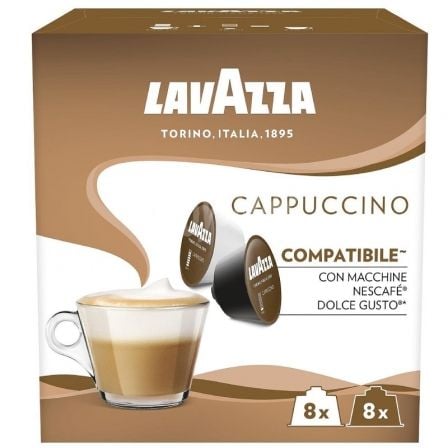 Cápsula Lavazza Cappuccino para cafeteras Dolce Gusto/ Caja de 16 - Tiensol