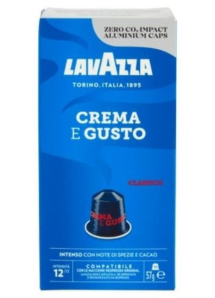 Cápsula Lavazza Crema e Gusto Clásico para cafeteras Nespresso/ Caja de 10 - Tiensol