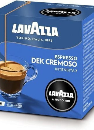 Cápsula Lavazza Cremosamente Dek para cafeteras A Modo Mio/ Caja 16 - Tiensol