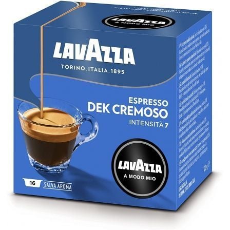 Cápsula Lavazza Cremosamente Dek para cafeteras A Modo Mio/ Caja 16 - Tiensol