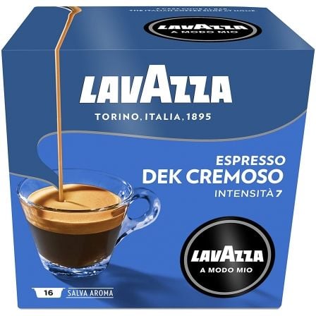 Cápsula Lavazza Cremosamente Dek para cafeteras A Modo Mio/ Caja 16 - Tiensol