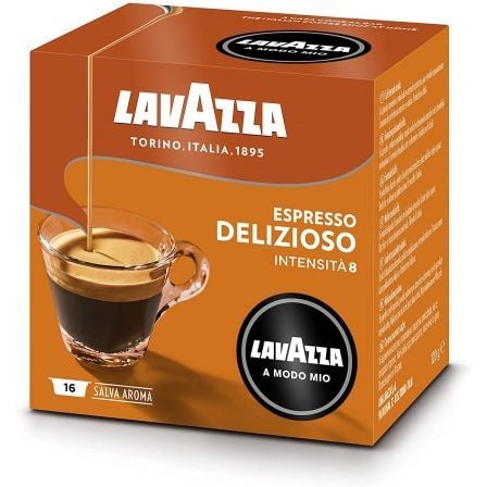 Cápsula Lavazza Deliziosamente para cafeteras A Modo Mio/ Caja de 16 - Tiensol