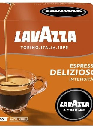 Cápsula Lavazza Deliziosamente para cafeteras A Modo Mio/ Caja de 16 - Tiensol