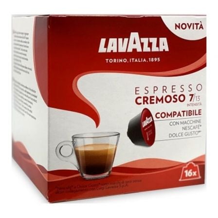 Cápsula Lavazza Espresso Cremoso para cafeteras Dolce Gusto/ Caja de 16 - Tiensol