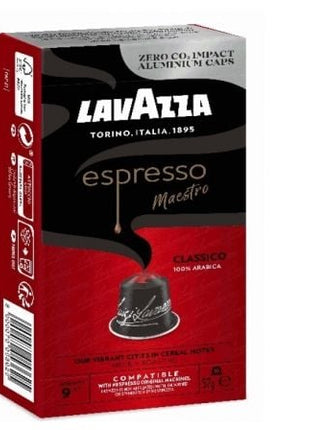 Cápsula Lavazza Espresso Maestro Clásico para cafeteras Nespresso/ Caja de 10 - Tiensol