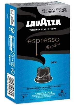 Cápsula Lavazza Espresso Maestro Dek Descafeinado para cafeteras Nespresso/ Caja de 10 - Tiensol