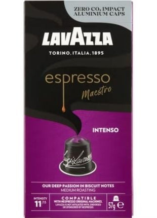 Cápsula Lavazza Espresso Maestro Intenso para cafeteras Nespresso/ Caja de 10 - Tiensol