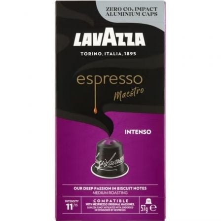 Cápsula Lavazza Espresso Maestro Intenso para cafeteras Nespresso/ Caja de 10 - Tiensol