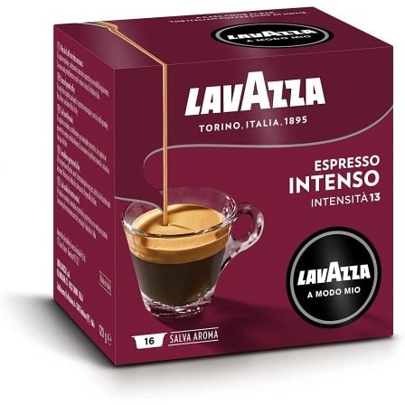 Cápsula Lavazza Intensamente para cafeteras A Modo Mio/ Caja de 16 - Tiensol