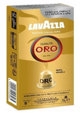 Cápsula Lavazza Qualitá Oro para cafeteras Nespresso/ Caja de 10 - Tiensol