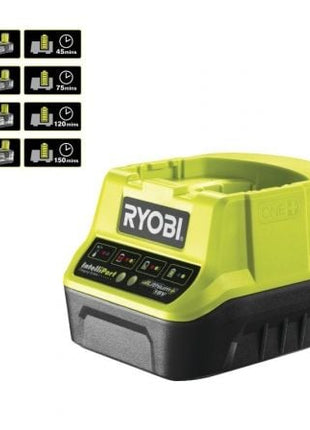 Cargador + Batería de litio Ryobi ONE+ RC18120 - 125/ 18V 2,0Ah - Tiensol