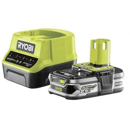 Cargador + Batería de litio Ryobi ONE+ RC18120 - 125/ 18V 2,0Ah - Tiensol