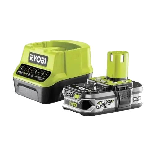 Cargador + Batería Ryobi RC18120-125 | 18V 2.0Ah | ONE + | Kit Compacto - Accesorios de Herramientas