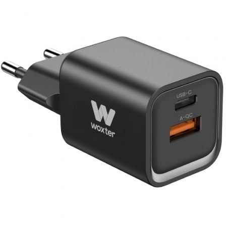 Cargador Compacto Woxter PE26 - 174/ 1xUSB Tipo - C/ 1xUSB/ 35W - Tiensol