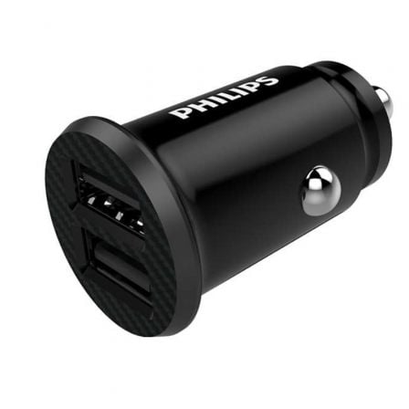 Cargador de Coche Philips DLP2510/ 2xUSB/ 12W - Tiensol