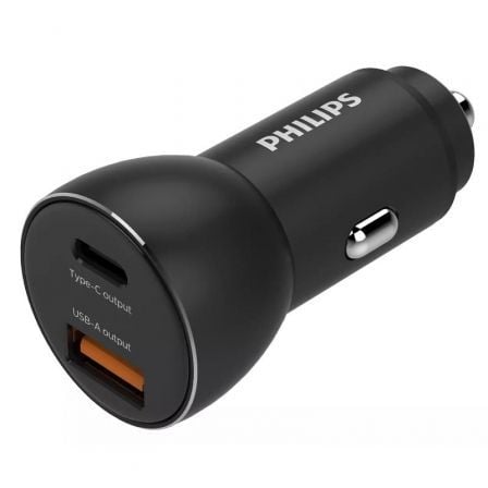 Cargador de Coche Philips DLP2521/ 2xUSB/ 36W - Tiensol