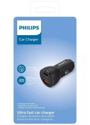 Cargador de Coche Philips DLP2521/ 2xUSB/ 36W - Tiensol