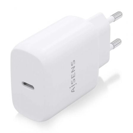 Cargador de Pared Aisens A110 - 0756/ 1xUSB Tipo - C/ 25W - Tiensol