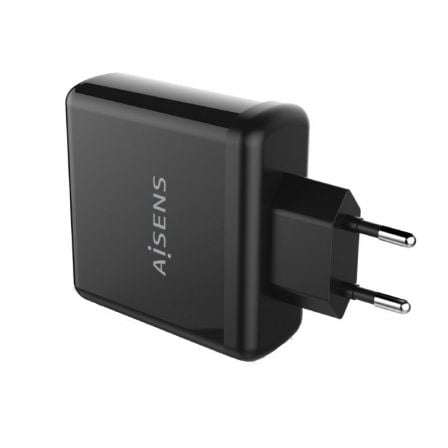 Cargador de Pared Aisens ASCH - 1PD60 - BK/ 1xUSB Tipo - C/ 60W - Tiensol