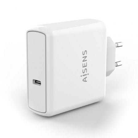 Cargador de Pared Aisens ASCH - 1PD60 - W/ 1xUSB Tipo - C/ 60W - Tiensol