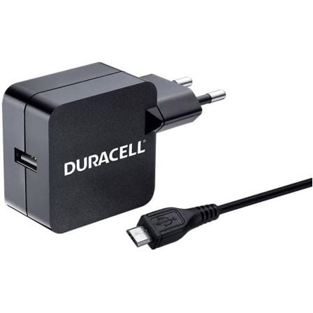 Cargador de Pared Duracell DMAC10 - EU/ 1xUSB/ 2.4A - Tiensol