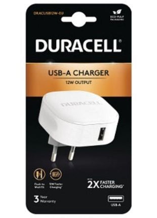 Cargador de Pared Duracell DRACUSB12W - EU/ 1xUSB/ 2.4A - Tiensol