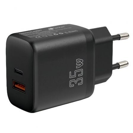 Cargador de Pared Leotec LECSPH35W2/ 1xUSB Tipo - C/ 1xUSB/ 35W - Tiensol